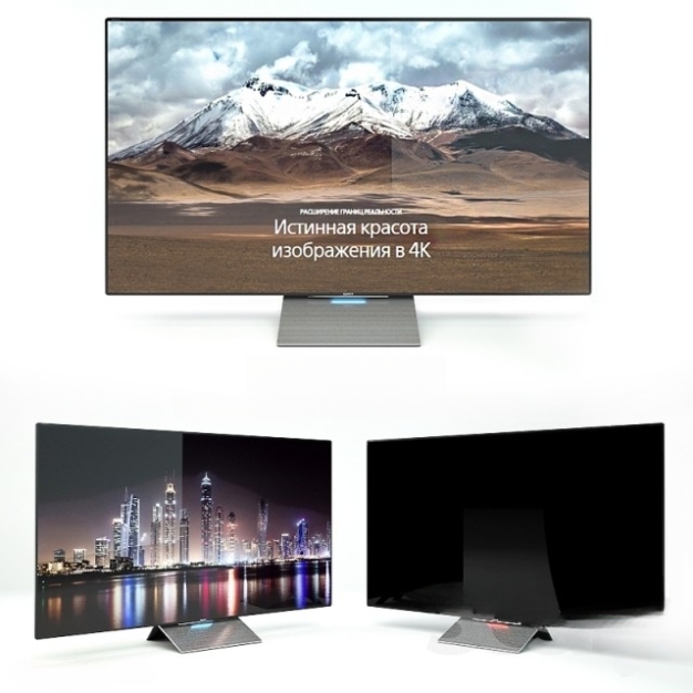 电视机3D模型